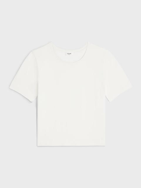 CELINE BOXY TRIOMPHE T-SHIRT IN COTTON JERSEY