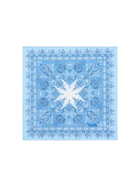 Etro floral paisley-motif silk pocket square