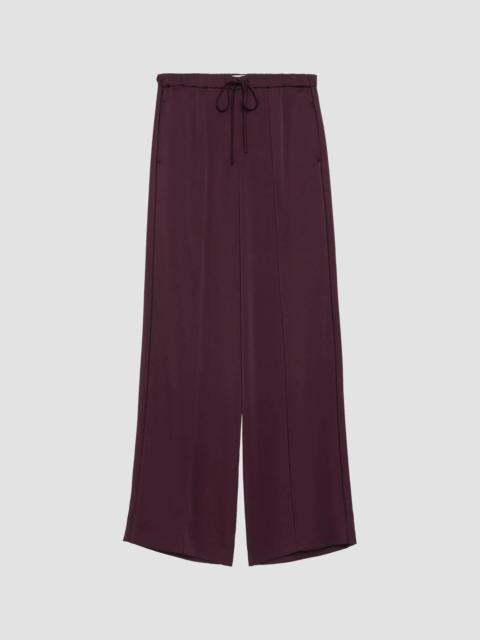 Vince Women's Tailored Drawstring Pintuck Pants - Blackberry