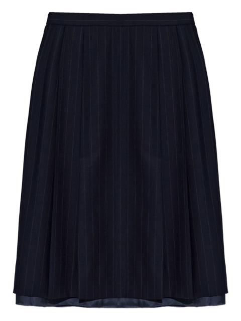 Maison Margiela pinstripe-pattern midi skirt