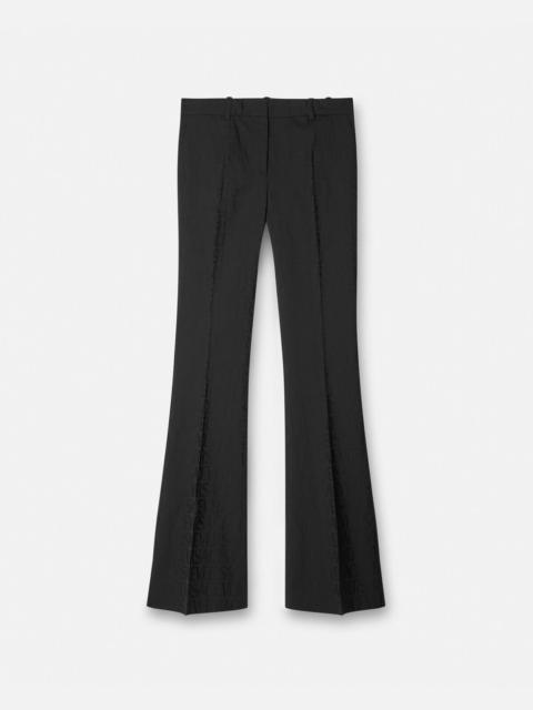 VERSACE Versace Allover Jacquard Formal Pants