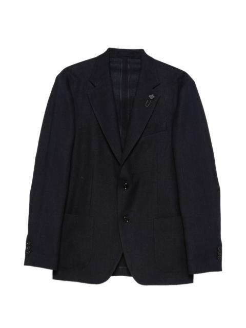 LARDINI patch-pocket blazer