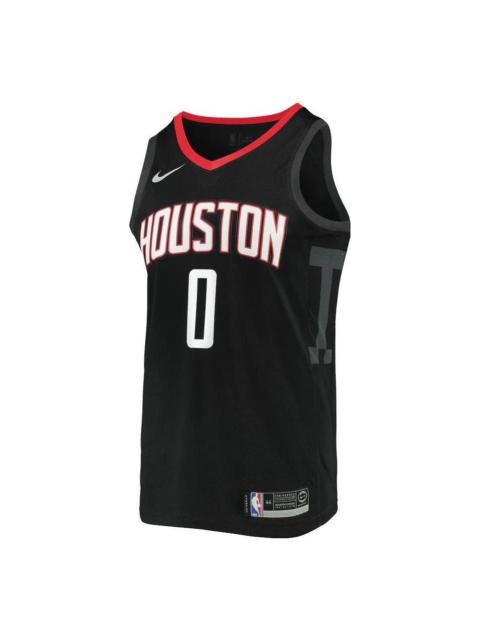 Nike Nike x NBA Houston Rockets Fast Break Replica Jersey 'Russell Westbrook 0' 877206-019