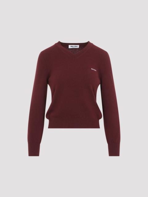 Miu Miu Miu Miu V Neck Sweater