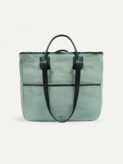 Bleu de Chauffe MELINE TOTE BAG / SUEDE  -  JADE GREEN