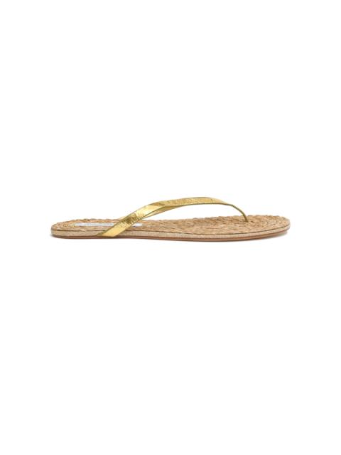 CHRISTOPHER ESBER Palma Eel Flip Flop gold