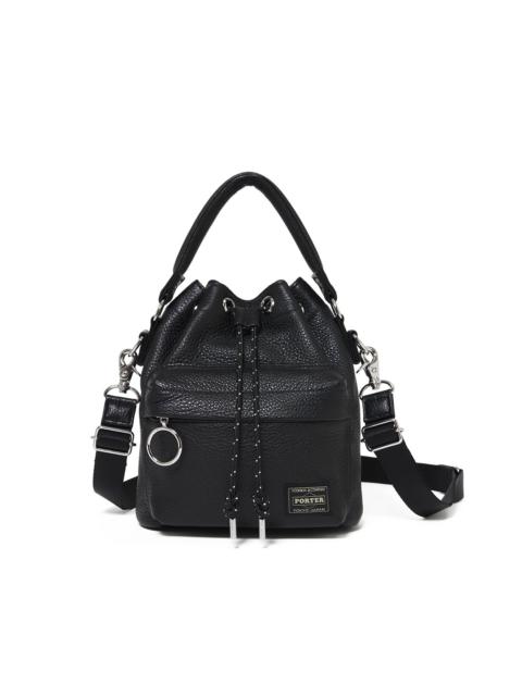 PORTER Balloon Bag / Leather (S) - Black