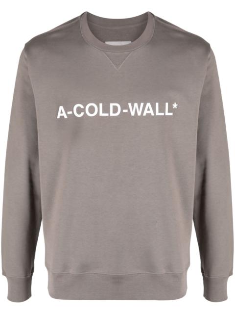 A-COLD-WALL* logo-print long-sleeve sweatshirt