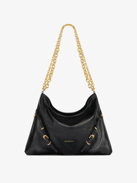 Givenchy MEDIUM VOYOU CHAIN BAG IN LEATHER