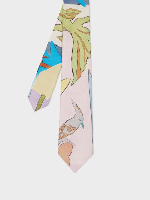 Paul Smith Pastel 'River Collage' Tie