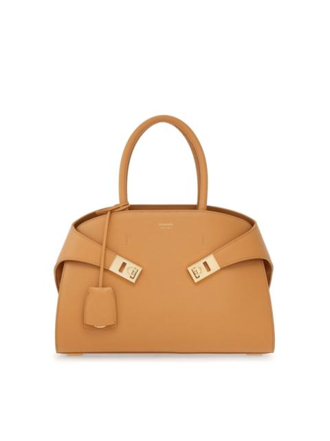 Hug small leather tote bag