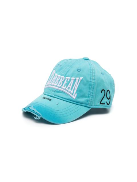 logo-embroidered baseball cap