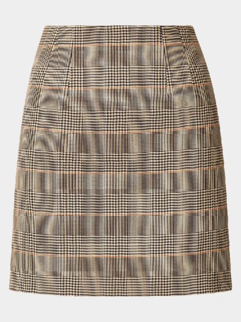 VERONICA BEARD Roman Plaid Mini Skirt