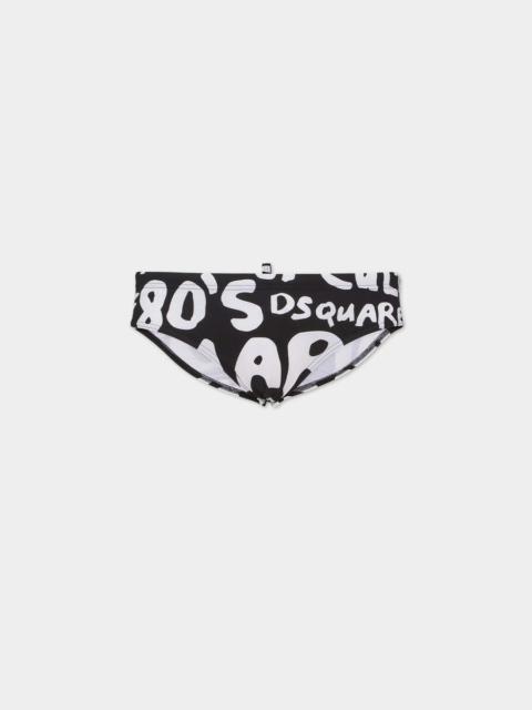 DSQUARED2 D2 POP 80'S SWIM BRIEF