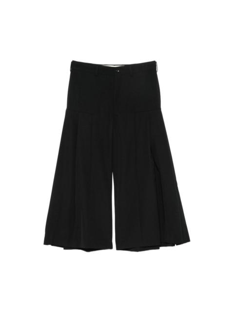 Comme des Garçons Comme des Garçons Wool wide-leg trousers