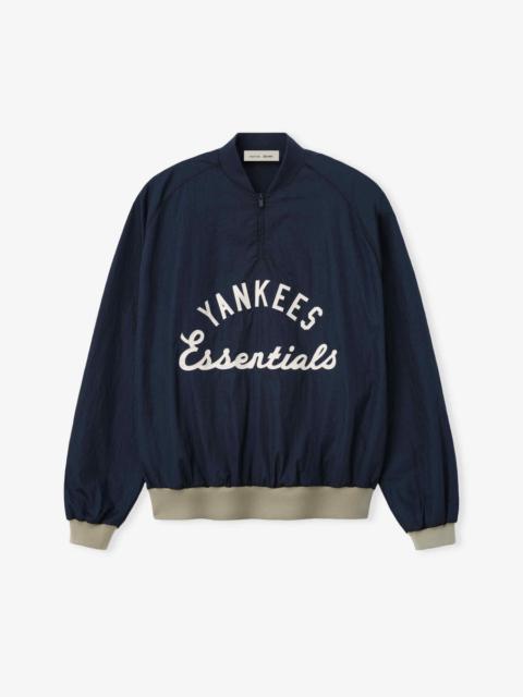 ESSENTIALS Yankees Half Zip Pullover