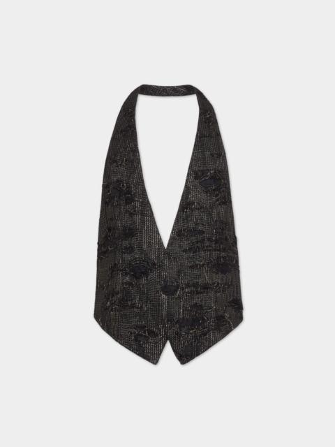 DSQUARED2 GOLD DISCO WASH VEST