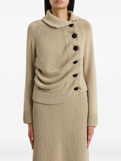 KHAITE front buttton cardigan