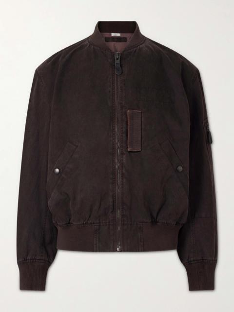 A.PRESSE B-15C Cotton and Silk-Blend Bomber Jacket