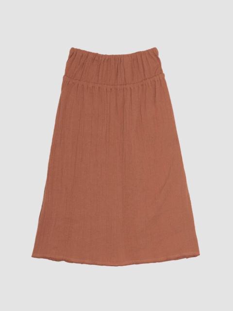 BASERANGE Diph Skirt - Crinkle Linen