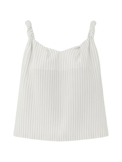 ELEH knotted striped top