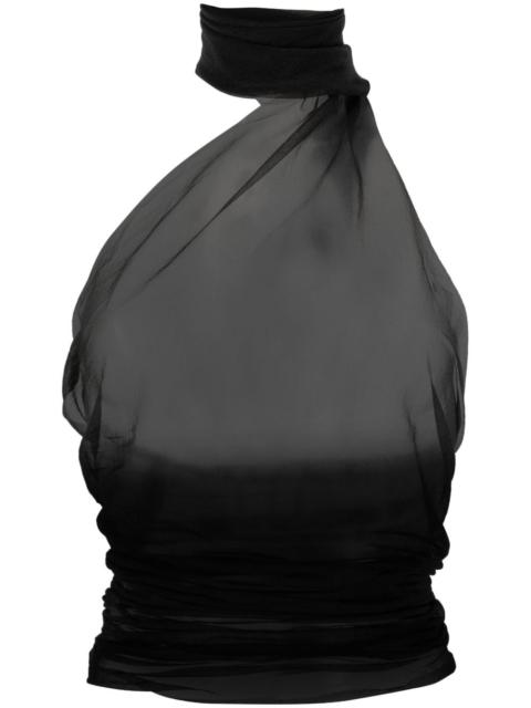 LUDOVIC DE SAINT SERNIN chiffon halterneck top