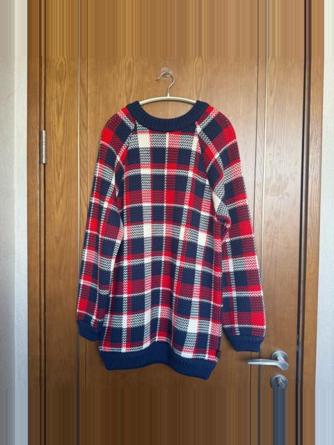 Louis Vuitton Louis Vuitton Red Blue Plaid Sweater