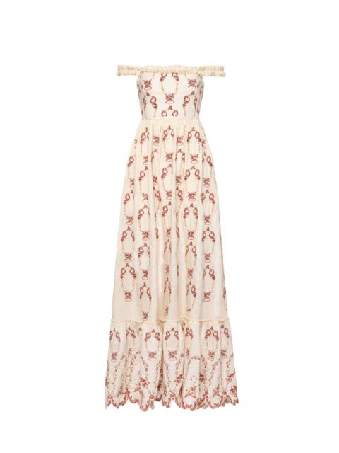 Agua by Agua Bendita Achiote Florero Maxi Dress