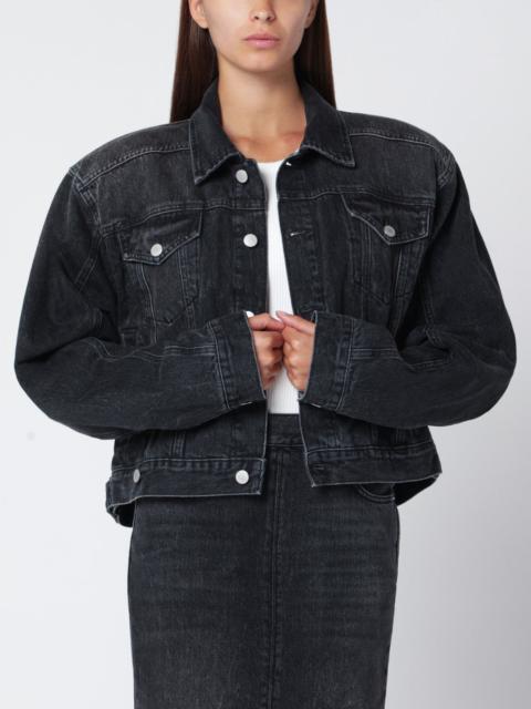 HAIKURE Black washed-effect Renee denim jacket