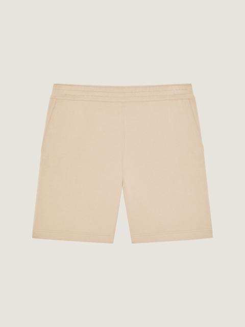 Givenchy BERMUDA SHORTS IN FLEECE WITH GIVENCHY PARIS GROS GRAIN
