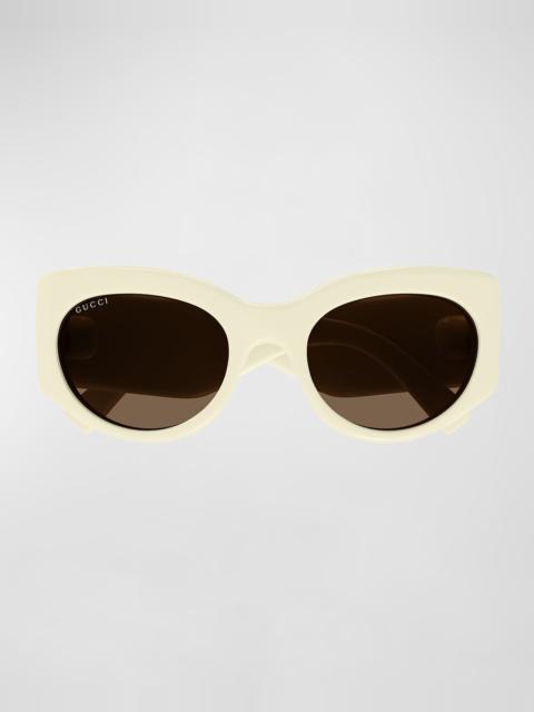 GUCCI GG Plastic Round Sunglasses