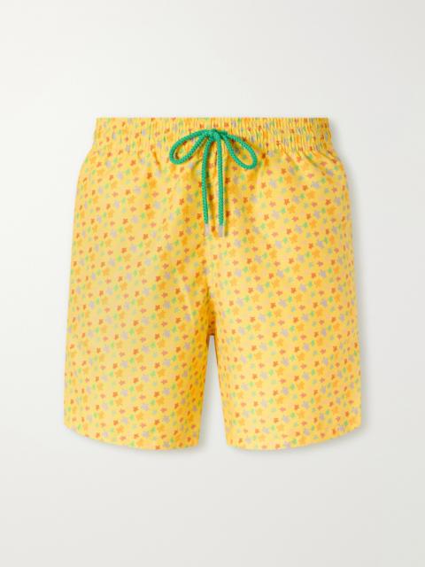 Vilebrequin Moorea Straight-Leg Mid-Lenght Printed Shell Swim Shorts Printed Shell Swim Shorts