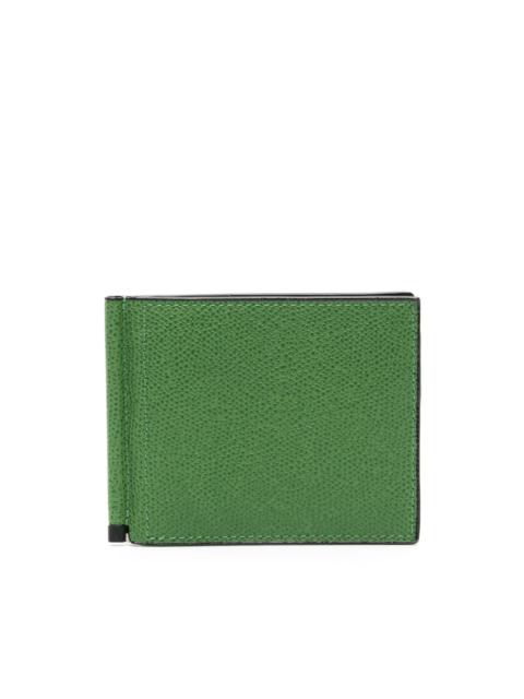 Valextra Simple Grip leather wallet