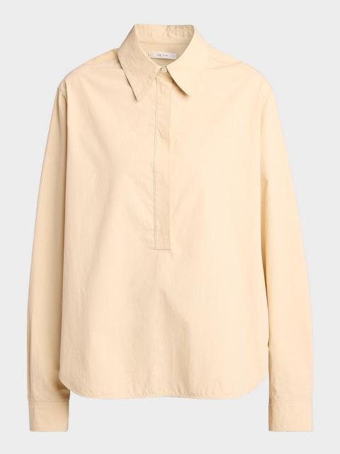 The Row Margan Cotton Collared Shirt