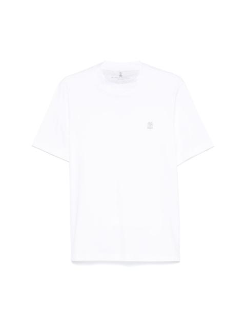 Brunello Cucinelli Logo cotton t-shirt | tessabit | REVERSIBLE