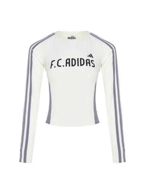 adidas (WMNS) adidas Tiro Long-Sleeve T-Shirt Asia Sizing 'Off White' KZ4171