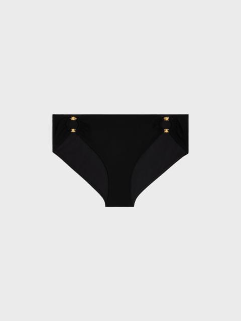 CELINE triomphe swimsuit bottom in matte jersey