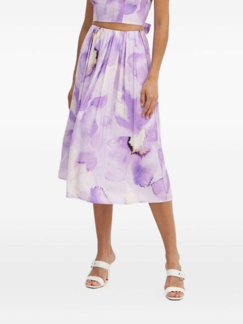 BARDOT floral-print skirt