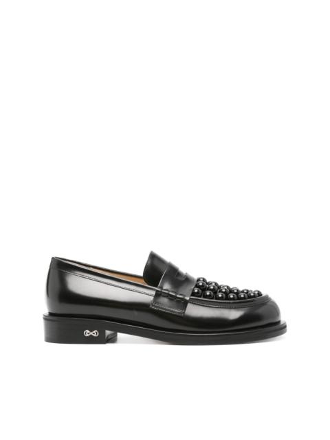 MACH & MACH stud-embellished loafers