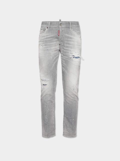 BLUE PEAKS GREY WASH SKATER JEANS