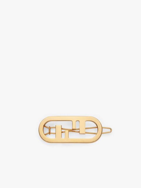 FENDI Gold-colored hair clip