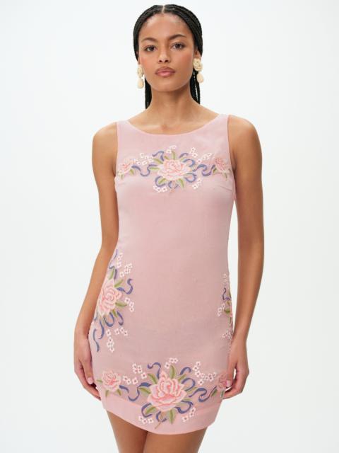 For Love & Lemons Stella Beaded Mini Dress
