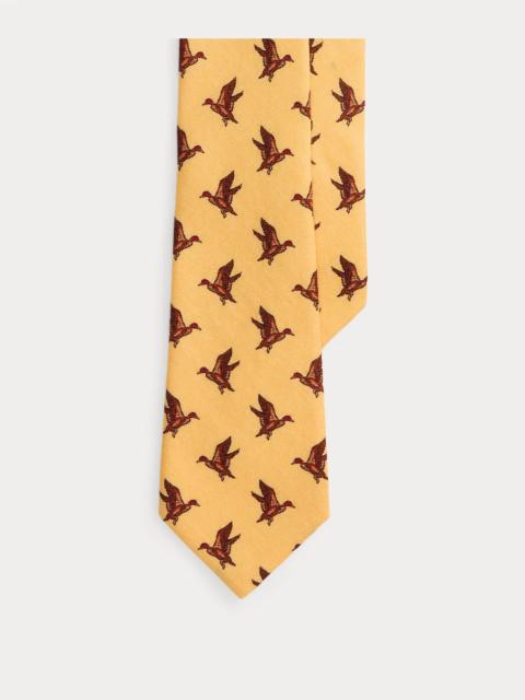 Polo Ralph Lauren Duck-Print Wool Challis Tie