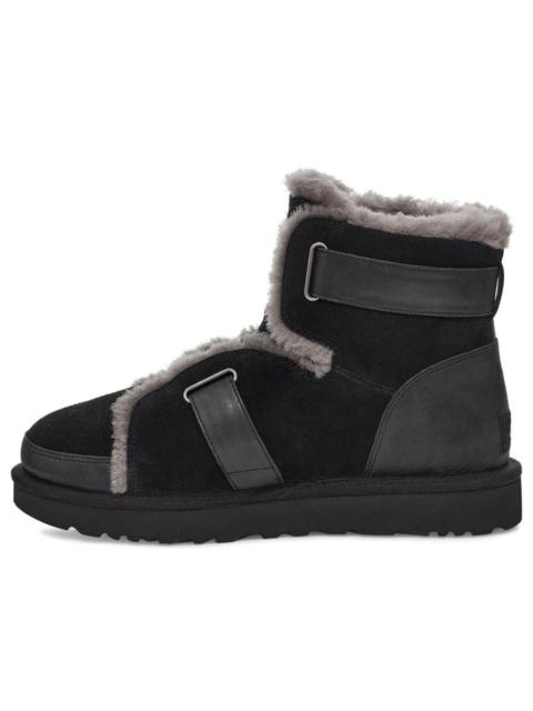 UGG (WMNS) UGG Dune Mini Buckle Boot Fleece Lined Black 1119431-BLK