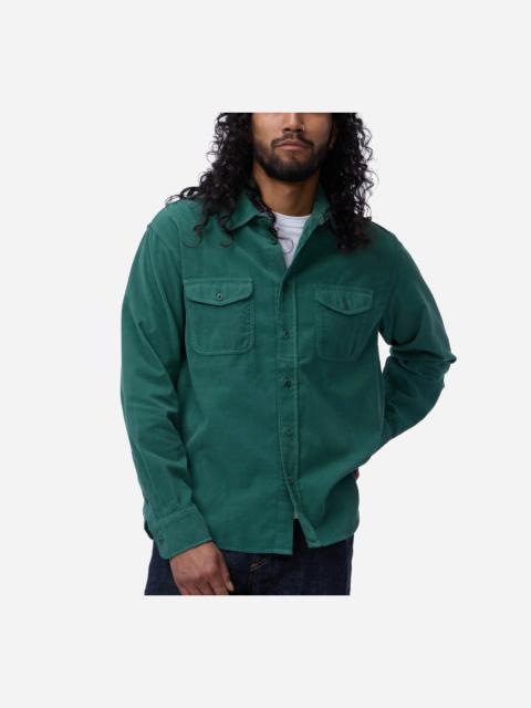 3sixteen Studio Shirt ~ Hunter Green Corduroy