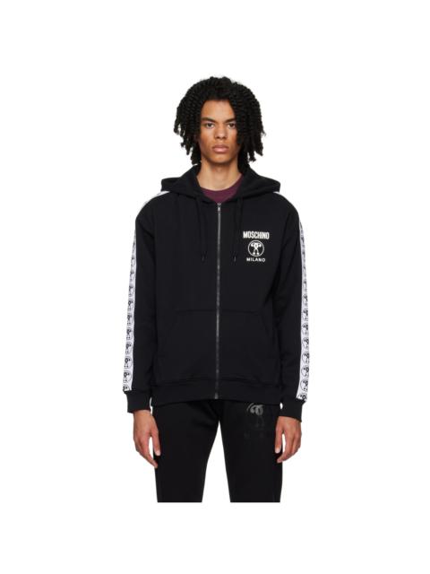 Black Double Question Mark Hoodie