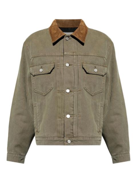 FRAME chest-pockets collared jacket