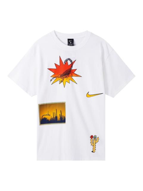 Nike Nike Exploration Sports Printed TEE Men White CD1309-100