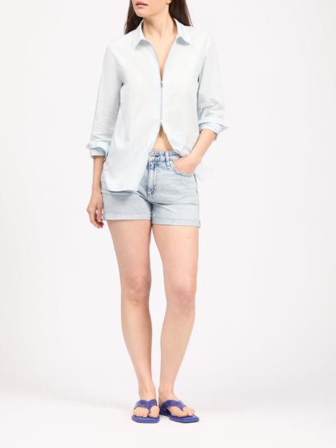 rag & bone Dylan Denim Short Lightweight Rigid Denim in Palmer