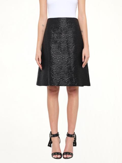 Alexander McQueen Alexander McQueen Roses Skirt in Black